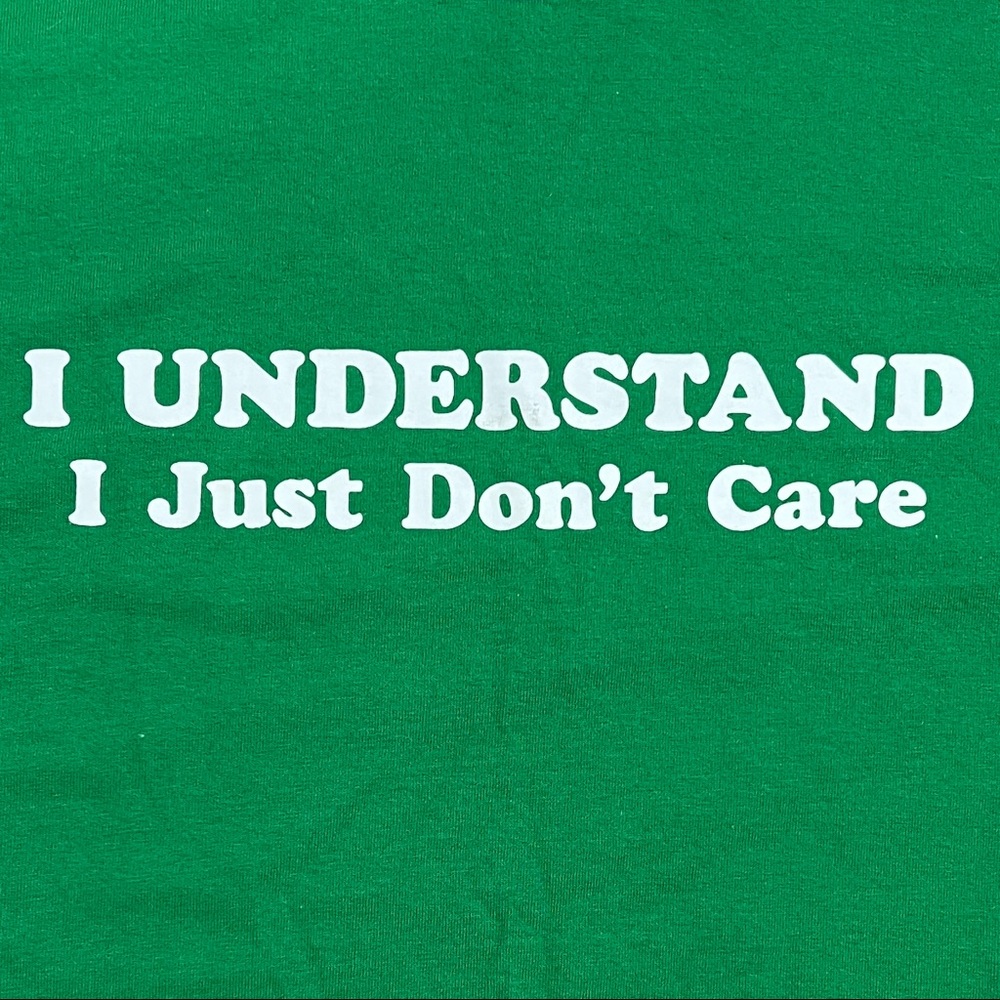 ALSTYLE Apparel & Activewear Men’s L T-Shirt I Understand Just Don’t Care